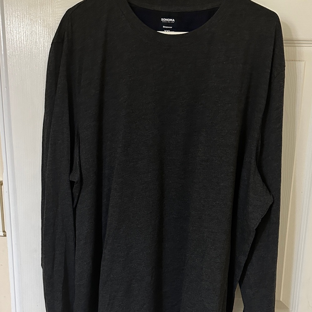 Sonoma Men's Dark Gray Long Sleeve Shirt